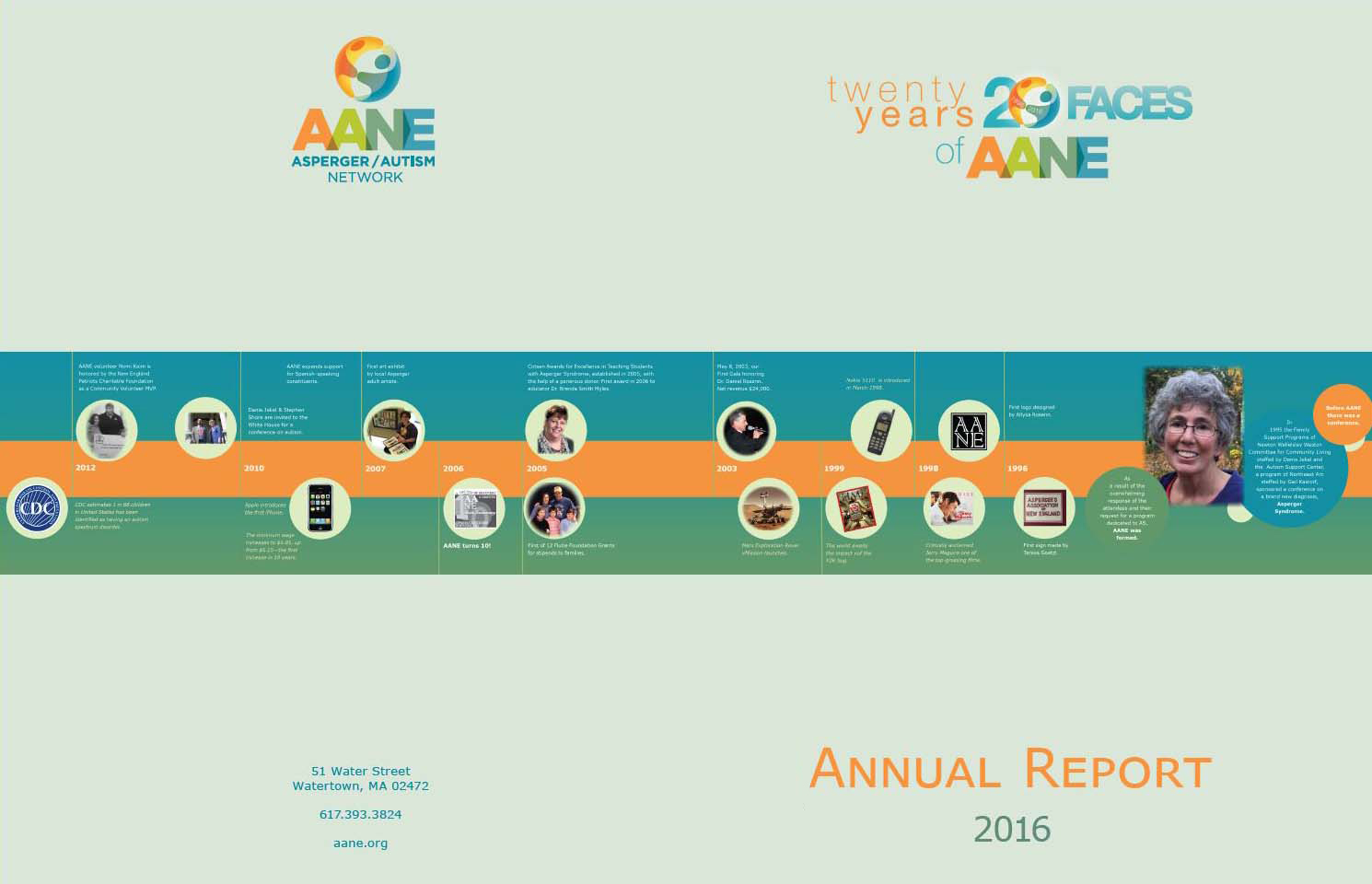 AANE annual report cover