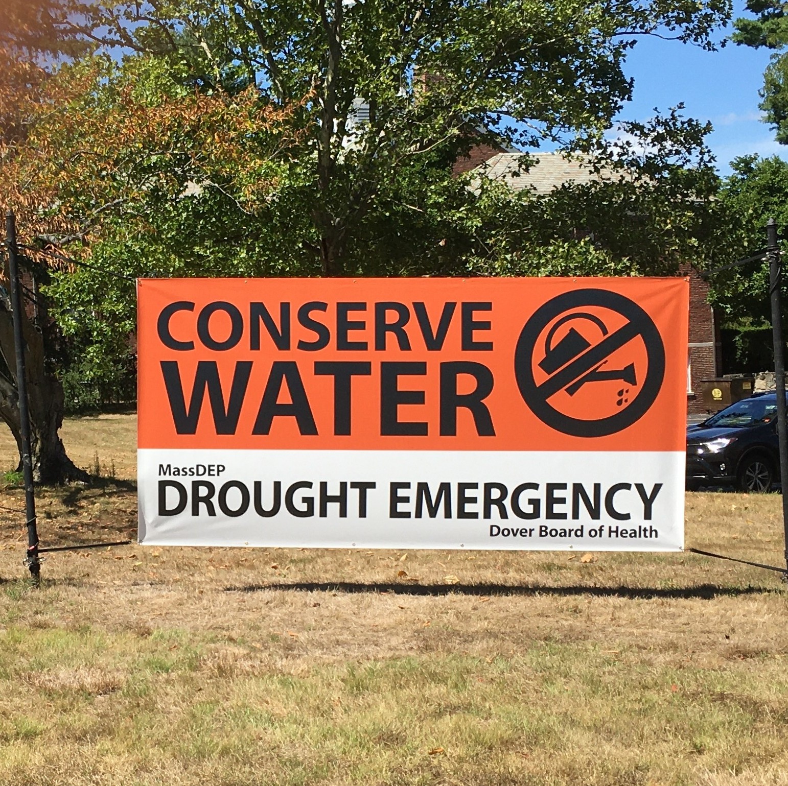 Water conservation banner