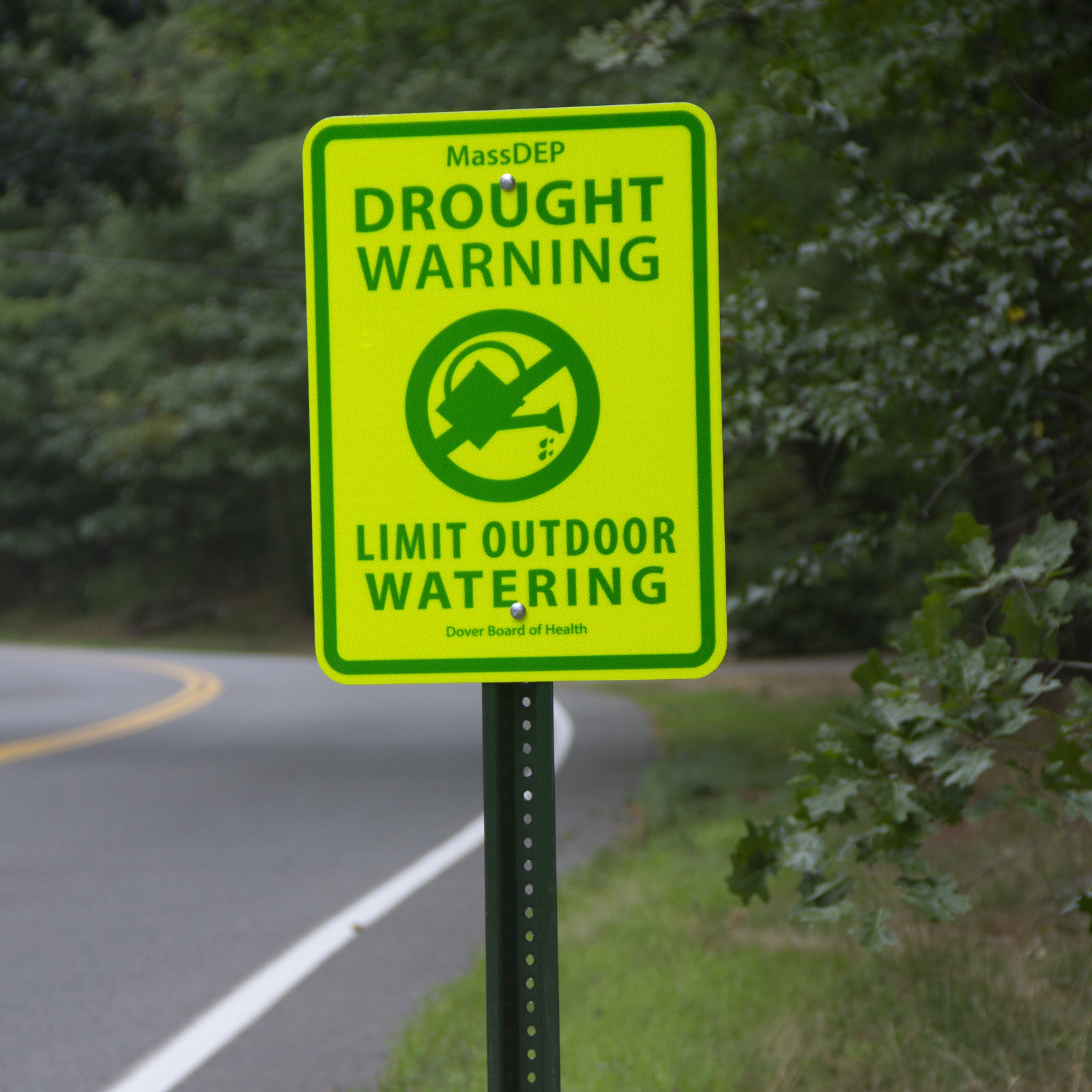 Water conservation signage