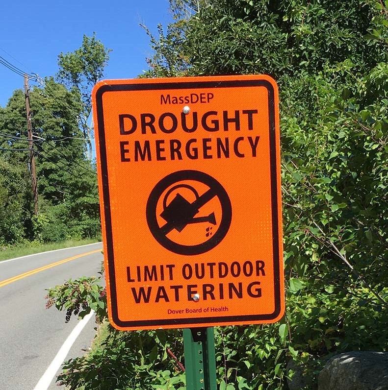 Water conservation signage